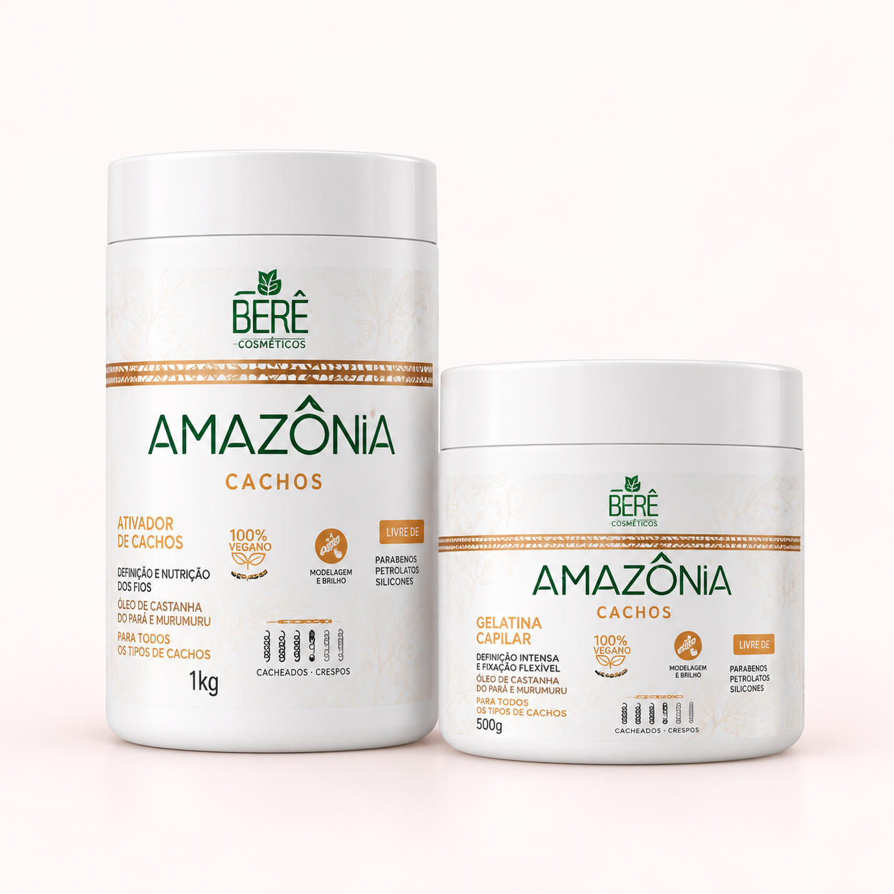 Kit Amazônia Cachos — Ativador + Gelatina